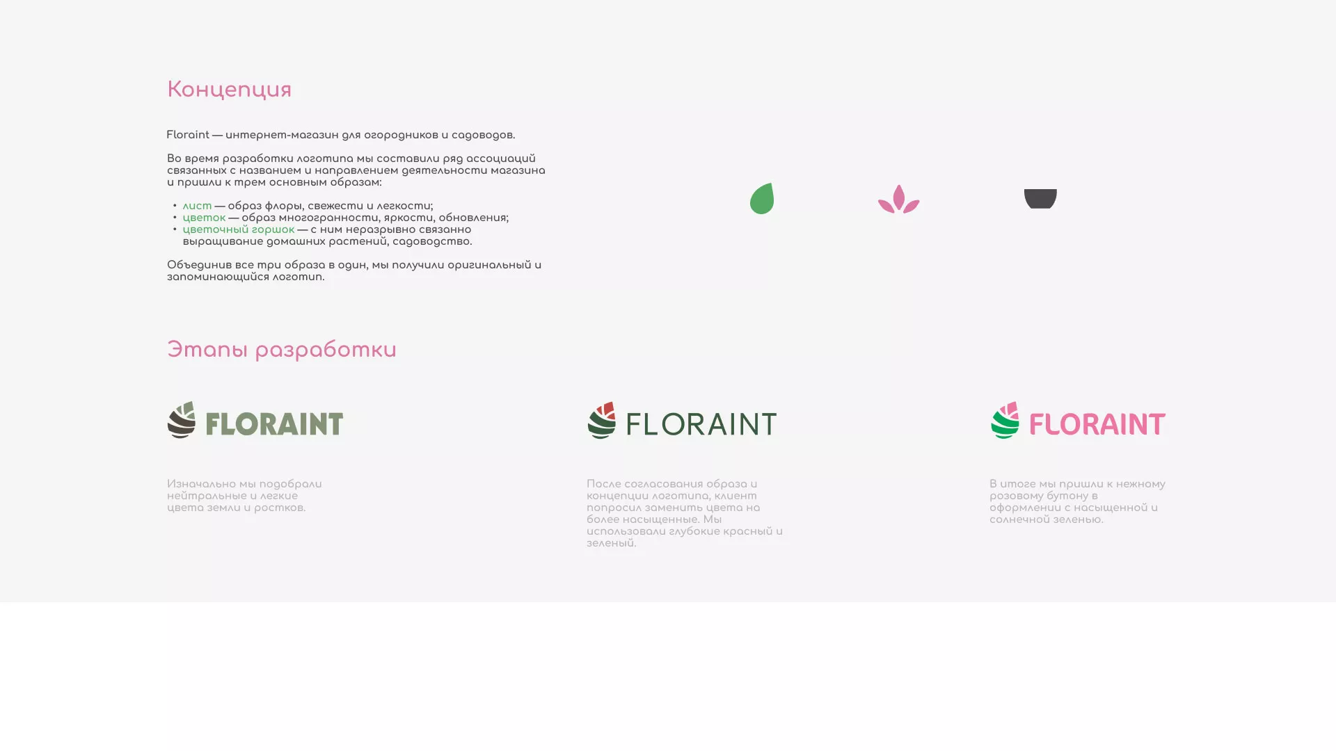 Создание логотипа и интернет-магазина «FLORAINT» в Елабуге