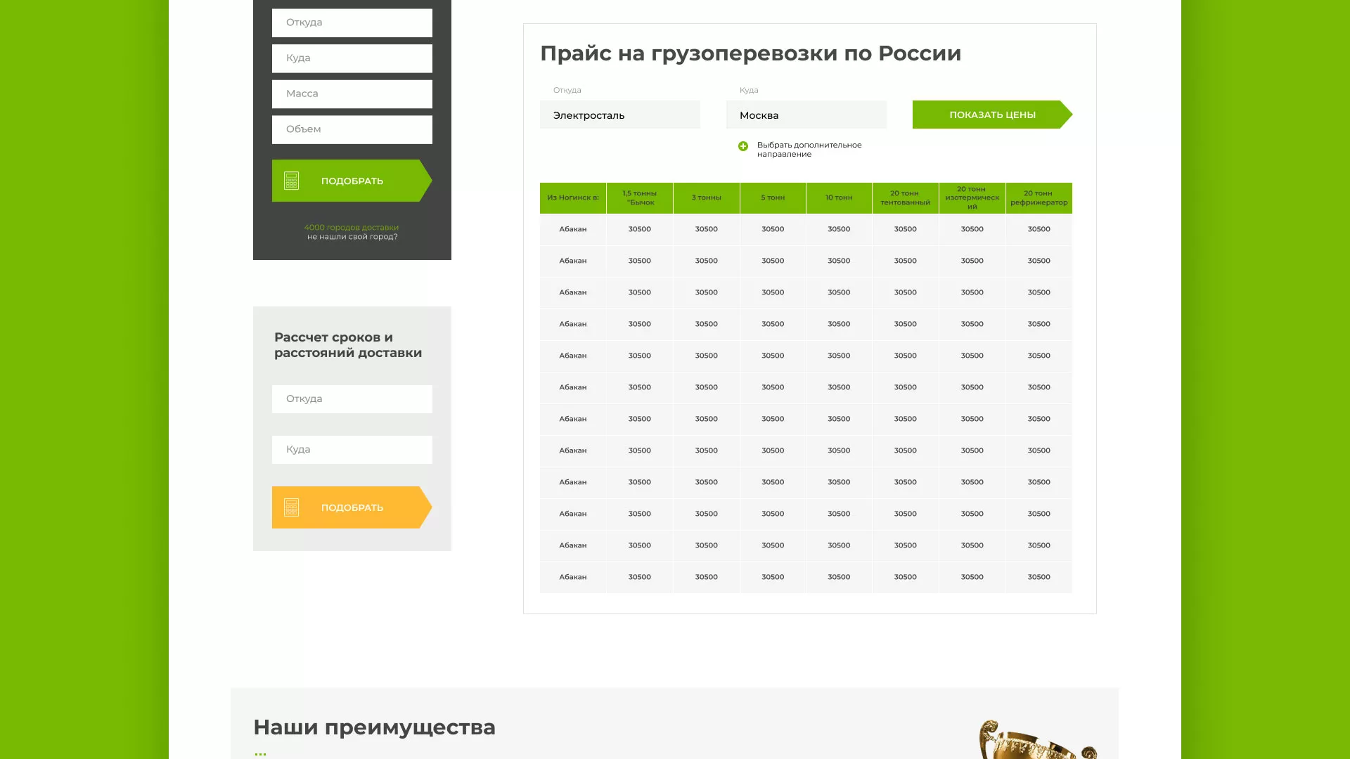 Разработка логотипа и сайта компании «Инком-Логистика» в Елабуге