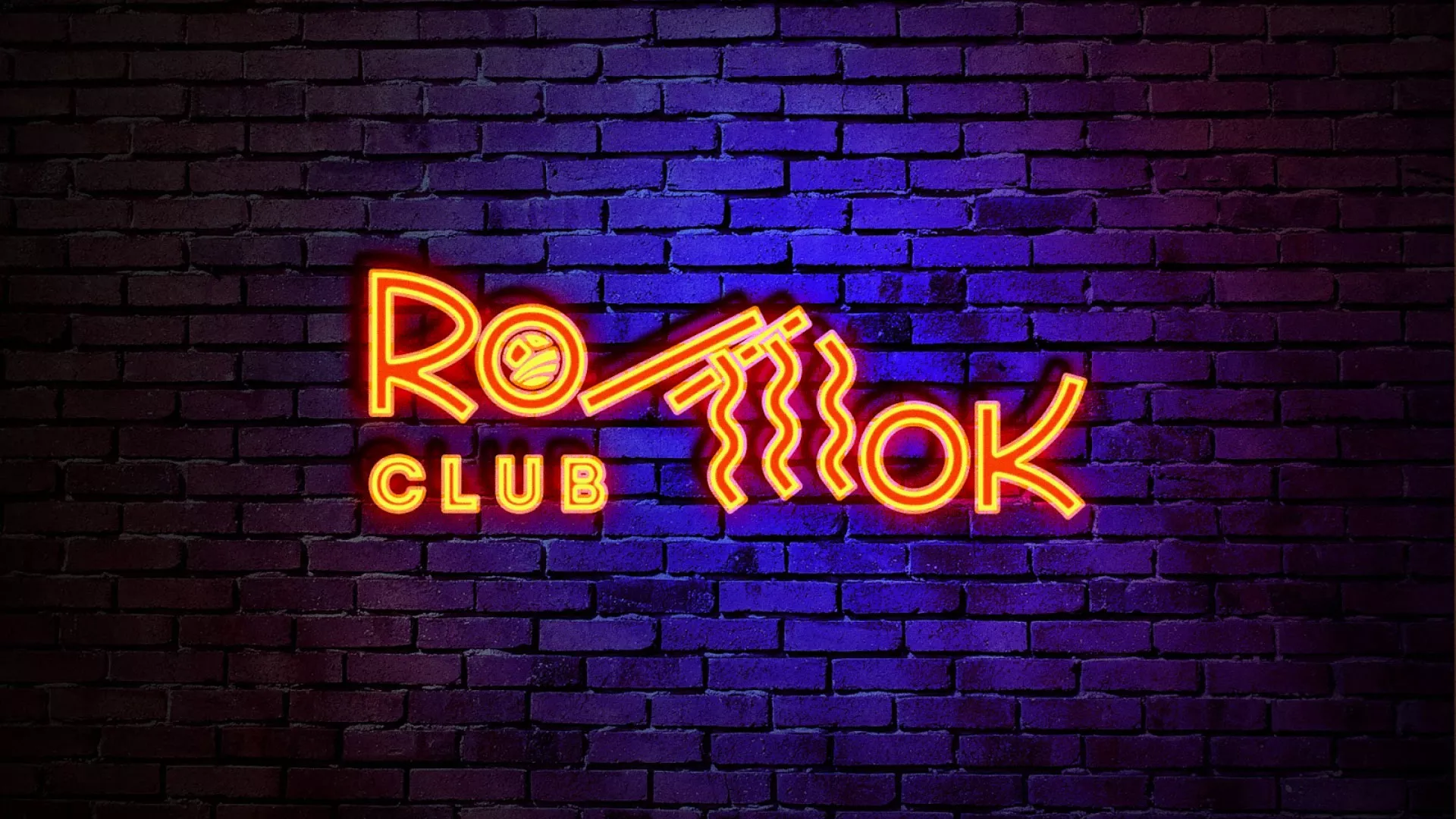 Разработка интерьерной вывески суши-бара «Roll Wok Club» в Елабуге