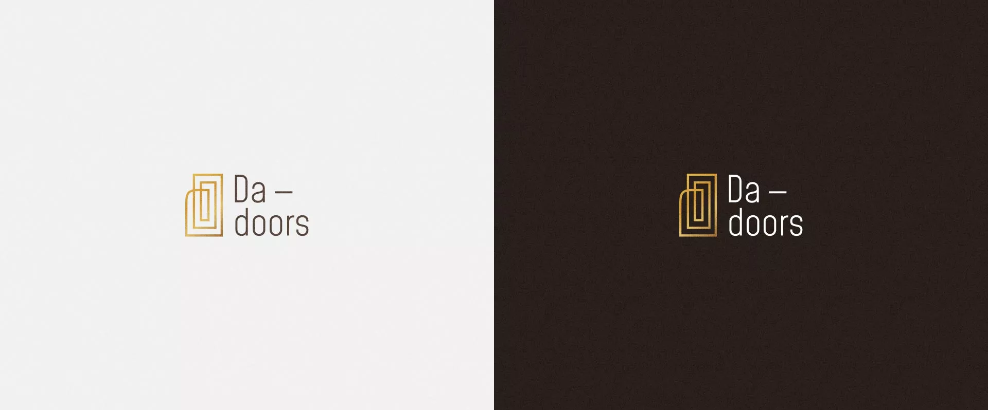 Разработка логотипа для компании «DA-DOORS» в Елабуге